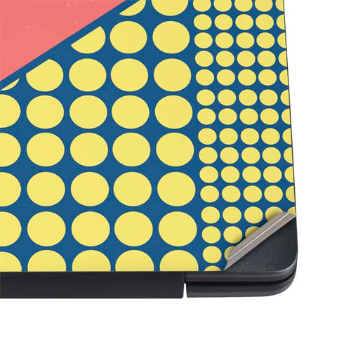 Coral Diagonal Split Dell Vostro Skin